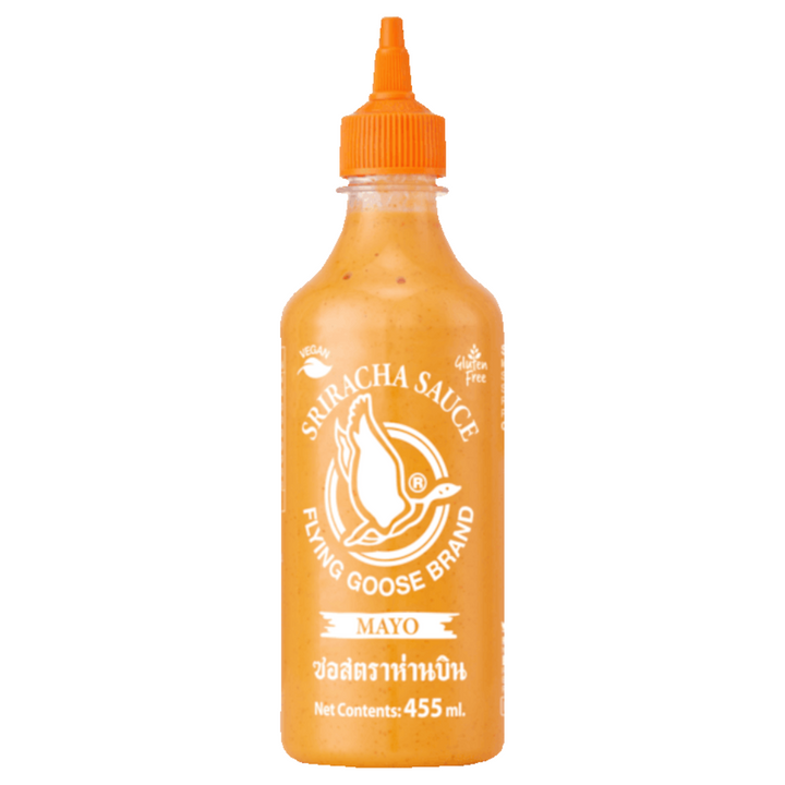 Flying Goose Mayonnaise Sriracha 455ml | Auckland Grocery Delivery Get Flying Goose Mayonnaise Sriracha 455ml delivered to your doorstep by your local Auckland grocery delivery. Shop Paddock To Pantry. Convenient online food shopping in NZ | Grocery Delivery Auckland | Grocery Delivery Nationwide | Fruit Baskets NZ | Online Food Shopping NZ Flying Goose Mayonnaise Sriracha 455ml Sauce combines creamy mayonnaise with spicy sriracha for a flavorful condiment. Quality condiments delivered nationwide