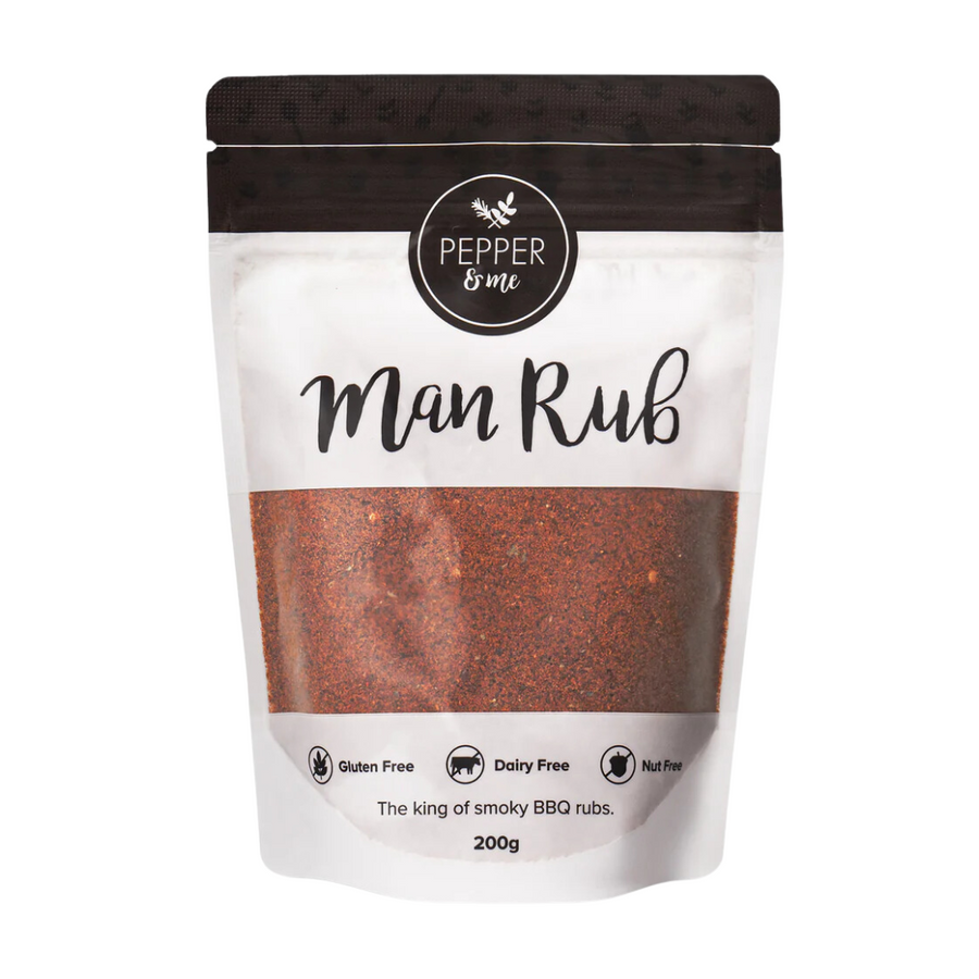 Pepper & Me 'Man Rub' | Auckland Grocery Delivery Get Pepper & Me 'Man Rub' delivered to your doorstep by your local Auckland grocery delivery. Shop Paddock To Pantry. Convenient online food shopping in NZ | Grocery Delivery Auckland | Grocery Delivery Nationwide | Fruit Baskets NZ | Online Food Shopping NZ Pepper & Me's Man Rub will become a pantry staple as soon as you try it. Grocery Delivery Auckland 7 days & NZ Wide overnight. Free delivery over $150.