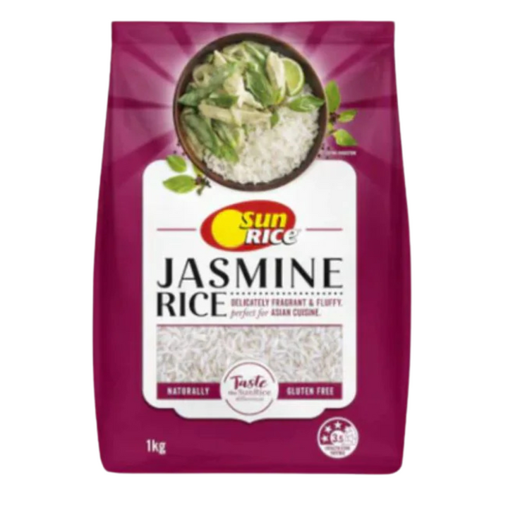 Sunrice Jasmine Rice 1kg | Auckland Grocery Delivery Get Sunrice Jasmine Rice 1kg delivered to your doorstep by your local Auckland grocery delivery. Shop Paddock To Pantry. Convenient online food shopping in NZ | Grocery Delivery Auckland | Grocery Delivery Nationwide | Fruit Baskets NZ | Online Food Shopping NZ Need to add bulk and texture to your meals? Sun Rice White Jasmine Rice is here to the rescue! 