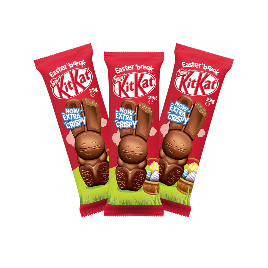 Kit Kat Bunny 3 Bunny Bundle | Auckland Grocery Delivery Get Kit Kat Bunny 3 Bunny Bundle delivered to your doorstep by your local Auckland grocery delivery. Shop Paddock To Pantry. Convenient online food shopping in NZ | Grocery Delivery Auckland | Grocery Delivery Nationwide | Fruit Baskets NZ | Online Food Shopping NZ Indulge in the perfect Easter treat with the delicious KitKat Bunny Bundle! Get delicious Easter Chocolate delivered nationwide. Shop quality chocolate here.