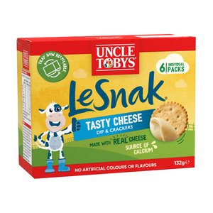 LeSnak Tasty Cheese | Auckland Grocery Delivery Get LeSnak Tasty Cheese delivered to your doorstep by your local Auckland grocery delivery. Shop Paddock To Pantry. Convenient online food shopping in NZ | Grocery Delivery Auckland | Grocery Delivery Nationwide | Fruit Baskets NZ | Online Food Shopping NZ Shop LeSnak Tasty Cheese at Paddock to Pantry – a convenient, kid-friendly snack with tasty cheese and crackers. Perfect for lunches and on-the-go!