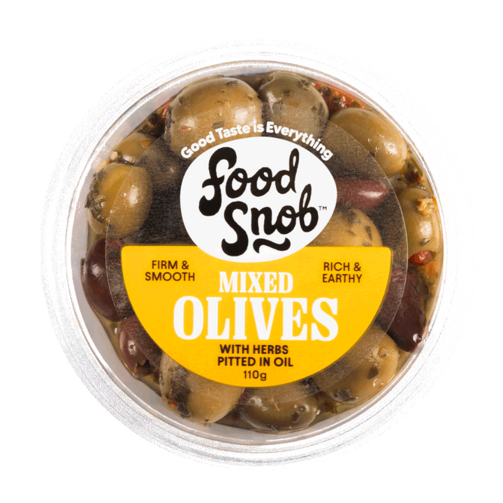 Food Snob Mixed Olives 110g | Auckland Grocery Delivery Get Food Snob Mixed Olives 110g delivered to your doorstep by your local Auckland grocery delivery. Shop Paddock To Pantry. Convenient online food shopping in NZ | Grocery Delivery Auckland | Grocery Delivery Nationwide | Fruit Baskets NZ | Online Food Shopping NZ Paddock To Pantry delivers groceries, fruit baskets & gift baskets nz wide 7 days a week with Auckland delivery 7 days. Get free grocery delivery when you spend $100 on overnight service