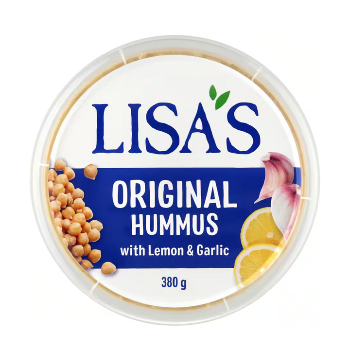 Lisa's Original Hummus 200g | Auckland Grocery Delivery Get Lisa's Original Hummus 200g delivered to your doorstep by your local Auckland grocery delivery. Shop Paddock To Pantry. Convenient online food shopping in NZ | Grocery Delivery Auckland | Grocery Delivery Nationwide | Fruit Baskets NZ | Online Food Shopping NZ Lisas Original Hummus 200g. Lisa's Original Hummus is a creamy and delicious dip made from high-quality chickpeas and authentic ingredients. 