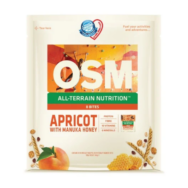 OSM Apricot With Manuka Honey 8 Bite Pack | Auckland Grocery Delivery Get OSM Apricot With Manuka Honey 8 Bite Pack delivered to your doorstep by your local Auckland grocery delivery. Shop Paddock To Pantry. Convenient online food shopping in NZ | Grocery Delivery Auckland | Grocery Delivery Nationwide | Fruit Baskets NZ | Online Food Shopping NZ OSM Apricot with Manuka Honey Bites – 8 pack of balanced, delicious energy. Shop online with fast grocery delivery at Paddock to Pantry.