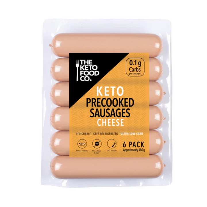 The Keto Food Co Precooked Sausages Cheese 6 Pack | Auckland Grocery Delivery Get The Keto Food Co Precooked Sausages Cheese 6 Pack delivered to your doorstep by your local Auckland grocery delivery. Shop Paddock To Pantry. Convenient online food shopping in NZ | Grocery Delivery Auckland | Grocery Delivery Nationwide | Fruit Baskets NZ | Online Food Shopping NZ 