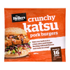 Hellers Katsu Pork Burger 600g | Auckland Grocery Delivery Get Hellers Katsu Pork Burger 600g delivered to your doorstep by your local Auckland grocery delivery. Shop Paddock To Pantry. Convenient online food shopping in NZ | Grocery Delivery Auckland | Grocery Delivery Nationwide | Fruit Baskets NZ | Online Food Shopping NZ Crispy pork katsu burgers coated in golden crumb. Buy online from NZ's favourite online butcher with fast nationwide grocery and meat delivery.
