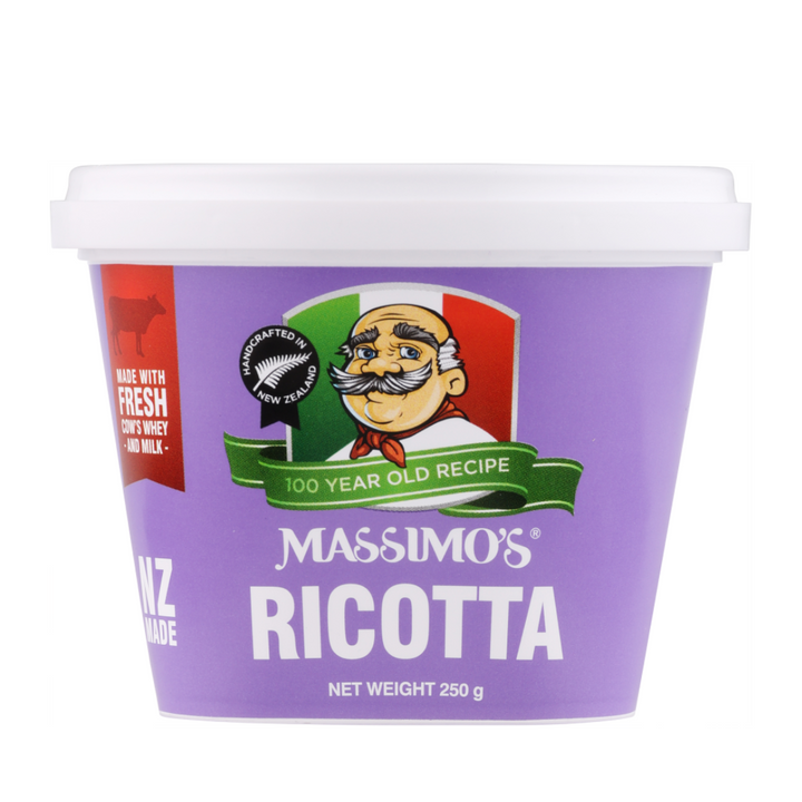Massimo's Ricotta Cheese 250g | Auckland Grocery Delivery Get Massimo's Ricotta Cheese 250g delivered to your doorstep by your local Auckland grocery delivery. Shop Paddock To Pantry. Convenient online food shopping in NZ | Grocery Delivery Auckland | Grocery Delivery Nationwide | Fruit Baskets NZ | Online Food Shopping NZ 