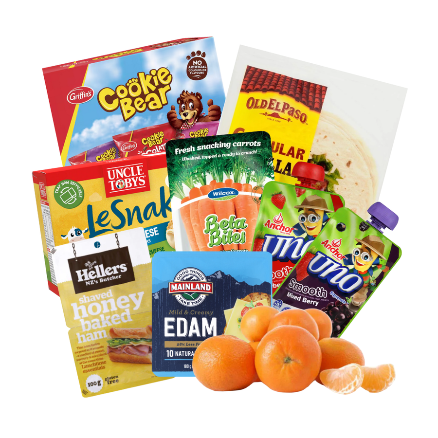 School Lunch Box - The Ultimate | Auckland Grocery Delivery Get School Lunch Box - The Ultimate delivered to your doorstep by your local Auckland grocery delivery. Shop Paddock To Pantry. Convenient online food shopping in NZ | Grocery Delivery Auckland | Grocery Delivery Nationwide | Fruit Baskets NZ | Online Food Shopping NZ Packed lunch made easy! Yoghurt, wraps, fruit, ham & snacks – the perfect school lunch box bundle for stress-free mornings.