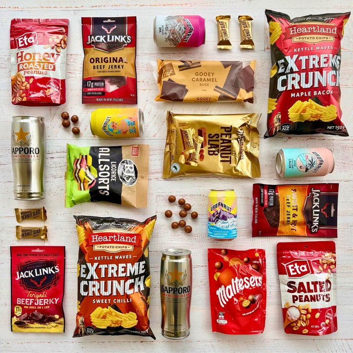 Craft Beers Gift Box | Auckland Grocery Delivery Get Craft Beers Gift Box delivered to your doorstep by your local Auckland grocery delivery. Shop Paddock To Pantry. Convenient online food shopping in NZ | Grocery Delivery Auckland | Grocery Delivery Nationwide | Fruit Baskets NZ | Online Food Shopping NZ The perfect gift for that hard to buy person, with alcohol snacks and sweets! Whats not to love? Delivering Meat Boxes & Gift Boxes NZ Wide.