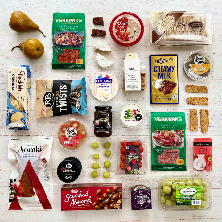 Large Grazing Platter Box | Auckland Grocery Delivery Get Large Grazing Platter Box delivered to your doorstep by your local Auckland grocery delivery. Shop Paddock To Pantry. Convenient online food shopping in NZ | Grocery Delivery Auckland | Grocery Delivery Nationwide | Fruit Baskets NZ | Online Food Shopping NZ Easy Delicious Grazing Platter Box , Everything you need to create your very own grazing platter is delivered straight to your door. Order, Assemble and Serve! 