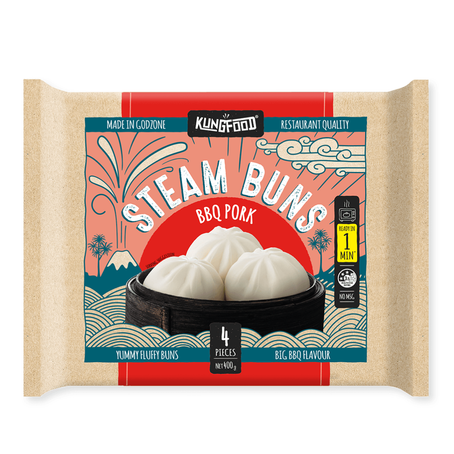 Kungfood BBQ Pork Steam Buns | Auckland Grocery Delivery Get Kungfood BBQ Pork Steam Buns delivered to your doorstep by your local Auckland grocery delivery. Shop Paddock To Pantry. Convenient online food shopping in NZ | Grocery Delivery Auckland | Grocery Delivery Nationwide | Fruit Baskets NZ | Online Food Shopping NZ Quick, tasty BBQ Pork Steam Buns – ready in minutes! Perfect for easy dinners or snacks. Nationwide grocery delivery from your online supermarket.