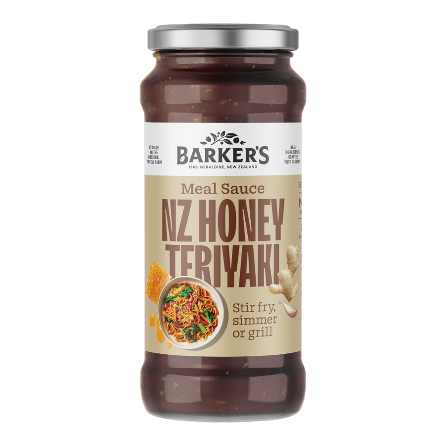 Barkers Honest Teriyaki Meal Sauce | Auckland Grocery Delivery Get Barkers Honest Teriyaki Meal Sauce delivered to your doorstep by your local Auckland grocery delivery. Shop Paddock To Pantry. Convenient online food shopping in NZ | Grocery Delivery Auckland | Grocery Delivery Nationwide | Fruit Baskets NZ | Online Food Shopping NZ Shop Barker’s Honest Teriyaki Sauce 500g – rich, sweet and savoury flavour made in NZ. Perfect for quick stir-fries and easy weeknight dinners.