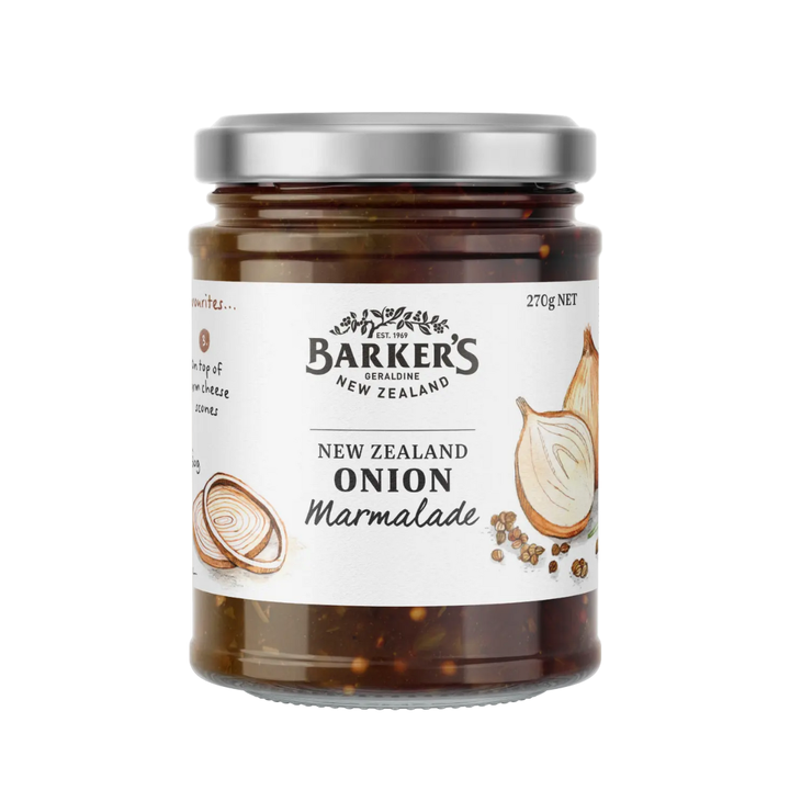 Barkers Onion Marmalade | Auckland Grocery Delivery Get Barkers Onion Marmalade delivered to your doorstep by your local Auckland grocery delivery. Shop Paddock To Pantry. Convenient online food shopping in NZ | Grocery Delivery Auckland | Grocery Delivery Nationwide | Fruit Baskets NZ | Online Food Shopping NZ Shop Barker’s Onion Marmalade – NZ-made, gluten-free and vegan. Sweet, savoury and perfect for cheese boards or burgers. Delivered nationwide.