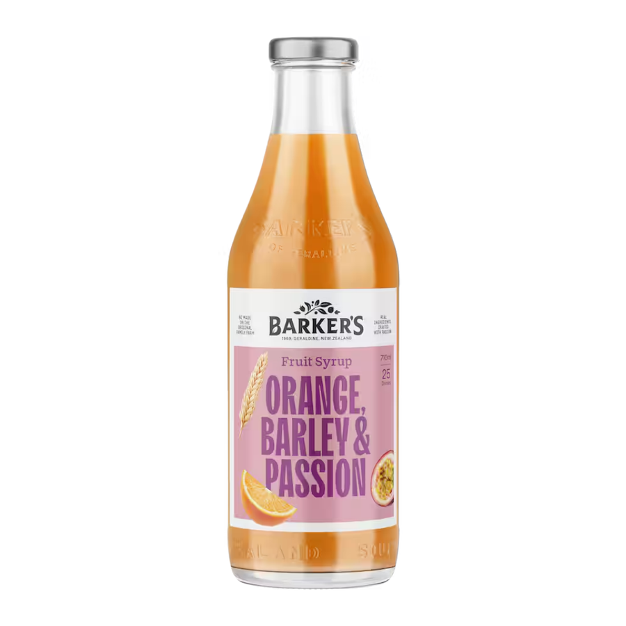 Barkers Barley Passionfruit Syrup | Auckland Grocery Delivery Get Barkers Barley Passionfruit Syrup delivered to your doorstep by your local Auckland grocery delivery. Shop Paddock To Pantry. Convenient online food shopping in NZ | Grocery Delivery Auckland | Grocery Delivery Nationwide | Fruit Baskets NZ | Online Food Shopping NZ Shop Barker’s Barley Passionfruit Syrup – NZ-made, gluten-free and vegan. Sweet, fruity and refreshing. Perfect for summer drinks. Delivered NZ-wide.