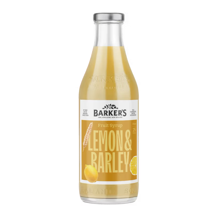 Barkers Lite Barley and Lemon Syrup | Auckland Grocery Delivery Get Barkers Lite Barley and Lemon Syrup delivered to your doorstep by your local Auckland grocery delivery. Shop Paddock To Pantry. Convenient online food shopping in NZ | Grocery Delivery Auckland | Grocery Delivery Nationwide | Fruit Baskets NZ | Online Food Shopping NZ Shop Barker’s Lite Barley & Lemon Syrup – NZ-made with 40% less sugar. Refreshing, gluten free and vegan. Perfect for summer drinks.