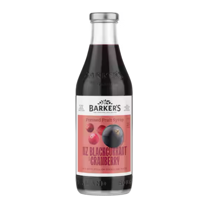 Barkers Blackcurrant and Cranberry Syrup | Auckland Grocery Delivery Get Barkers Blackcurrant and Cranberry Syrup delivered to your doorstep by your local Auckland grocery delivery. Shop Paddock To Pantry. Convenient online food shopping in NZ | Grocery Delivery Auckland | Grocery Delivery Nationwide | Fruit Baskets NZ | Online Food Shopping NZ Shop Barker’s Blackcurrant & Cranberry Syrup – NZ-made, gluten free and vegan. Fruity, tangy and perfect for refreshing summer drinks.