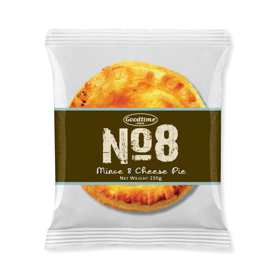 No.8 Mince and Cheese Pie | Auckland Grocery Delivery Get No.8 Mince and Cheese Pie delivered to your doorstep by your local Auckland grocery delivery. Shop Paddock To Pantry. Convenient online food shopping in NZ | Grocery Delivery Auckland | Grocery Delivery Nationwide | Fruit Baskets NZ | Online Food Shopping NZ Classic Kiwi mince & cheese pie baked fresh from frozen. Golden pastry with hearty beef filling. Shop No*8 pies online NZ-wide.