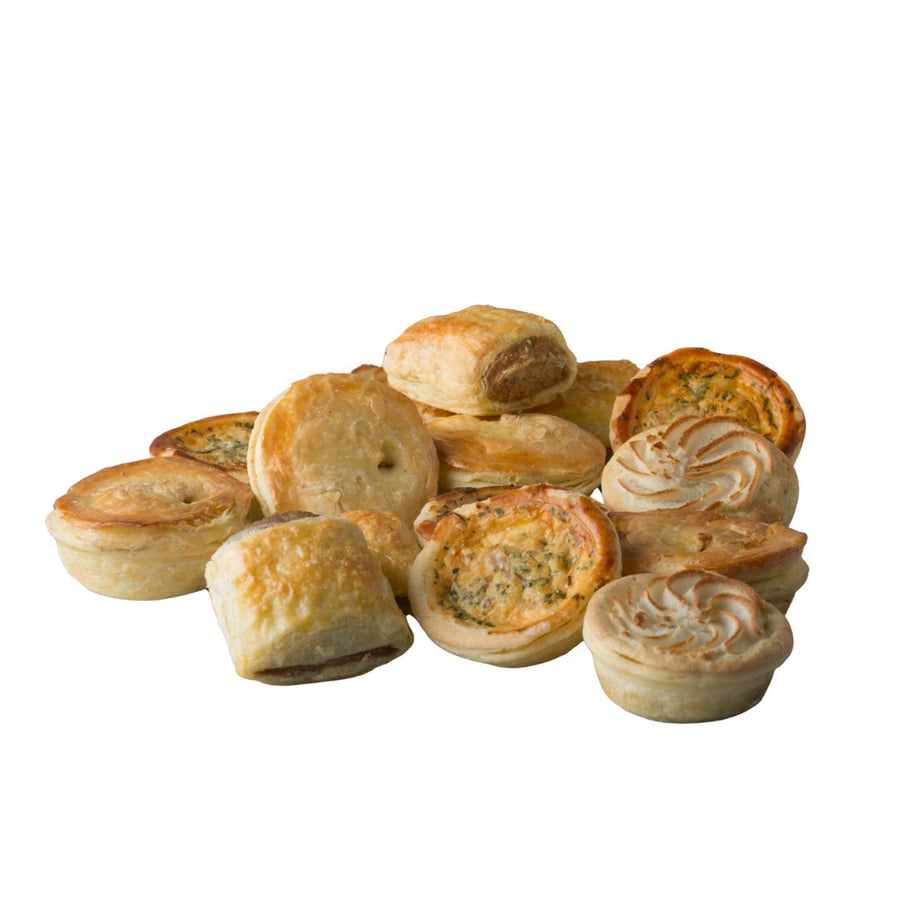 Classic Savoury Cater Combo | Auckland Grocery Delivery Get Classic Savoury Cater Combo delivered to your doorstep by your local Auckland grocery delivery. Shop Paddock To Pantry. Convenient online food shopping in NZ | Grocery Delivery Auckland | Grocery Delivery Nationwide | Fruit Baskets NZ | Online Food Shopping NZ 50-pack of mini pies and sausage rolls for parties and events. Easy heat-and-serve catering option. Shop savoury combos online NZ-wide.