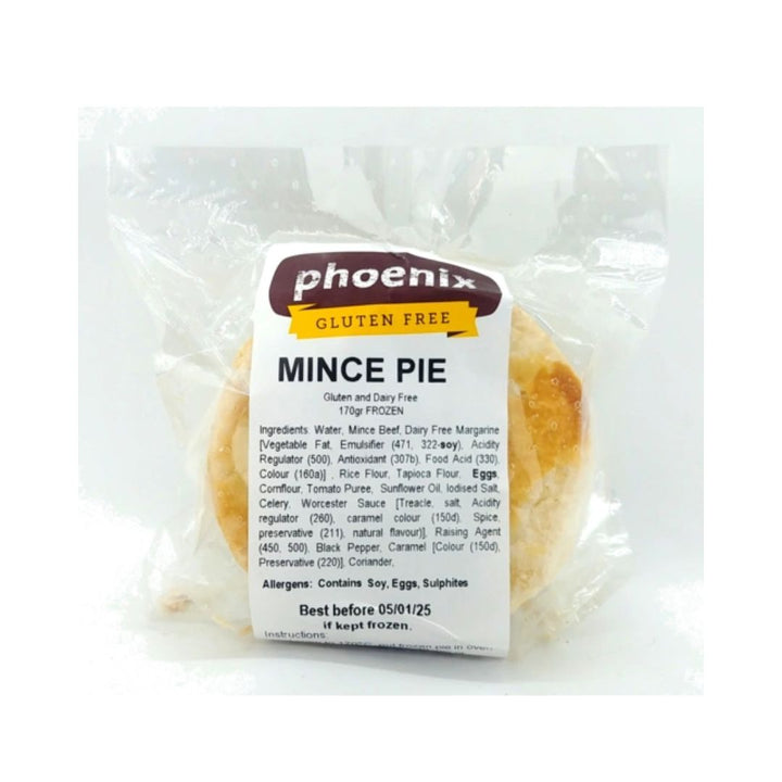 Phoenix Mince Pies 4k | Auckland Grocery Delivery Get Phoenix Mince Pies 4k delivered to your doorstep by your local Auckland grocery delivery. Shop Paddock To Pantry. Convenient online food shopping in NZ | Grocery Delivery Auckland | Grocery Delivery Nationwide | Fruit Baskets NZ | Online Food Shopping NZ Gluten-free mince pie baked fresh from frozen. Hearty beef filling with golden pastry. Perfect easy meal. Shop gluten-free pies online NZ-wide.