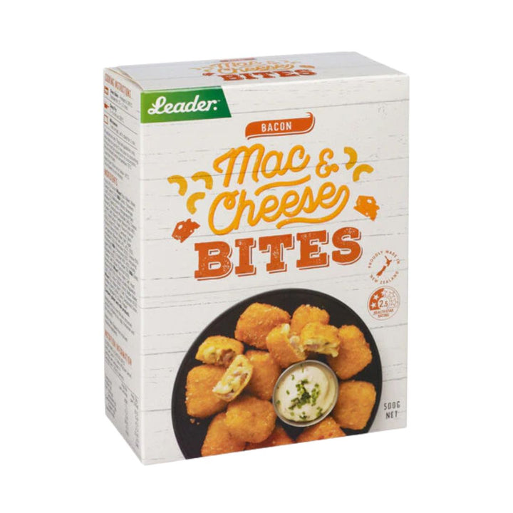 Leaderbrand Mac and Cheese Bites | Auckland Grocery Delivery Get Leaderbrand Mac and Cheese Bites delivered to your doorstep by your local Auckland grocery delivery. Shop Paddock To Pantry. Convenient online food shopping in NZ | Grocery Delivery Auckland | Grocery Delivery Nationwide | Fruit Baskets NZ | Online Food Shopping NZ Crispy mac and cheese bites with creamy filling. Perfect for parties, sharing platters, or easy snacks. Delivered nationwide.