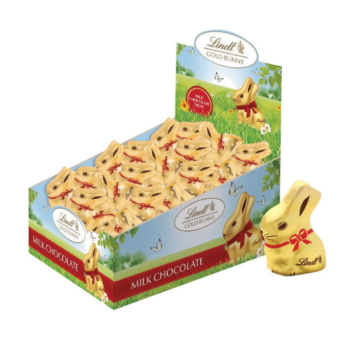 Lindt Mini Gold Bunny | Auckland Grocery Delivery Get Lindt Mini Gold Bunny delivered to your doorstep by your local Auckland grocery delivery. Shop Paddock To Pantry. Convenient online food shopping in NZ | Grocery Delivery Auckland | Grocery Delivery Nationwide | Fruit Baskets NZ | Online Food Shopping NZ Lindt Mini Gold Bunny 10g delivered nationwide. Shop Easter chocolate and treats from your online supermarket with fast grocery delivery to your door.