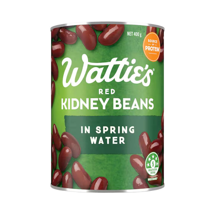 Watties Red Kidney Beans | Auckland Grocery Delivery Get Watties Red Kidney Beans delivered to your doorstep by your local Auckland grocery delivery. Shop Paddock To Pantry. Convenient online food shopping in NZ | Grocery Delivery Auckland | Grocery Delivery Nationwide | Fruit Baskets NZ | Online Food Shopping NZ Wattie’s Red Kidney Beans. High-fibre beans are perfect for chilli, burritos & salads. Plant-based pantry staple. NZ grocery delivery.