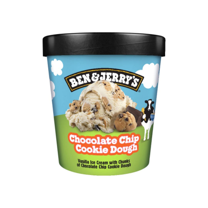 Ben and Jerry's Chocolate Chip Cookie Dough | Auckland Grocery Delivery Get Ben and Jerry's Chocolate Chip Cookie Dough delivered to your doorstep by your local Auckland grocery delivery. Shop Paddock To Pantry. Convenient online food shopping in NZ | Grocery Delivery Auckland | Grocery Delivery Nationwide | Fruit Baskets NZ | Online Food Shopping NZ Ben & Jerry’s Cookie Dough ice cream with vanilla, choc chips & cookie dough chunks. Classic frozen dessert delivered nationwide NZ.