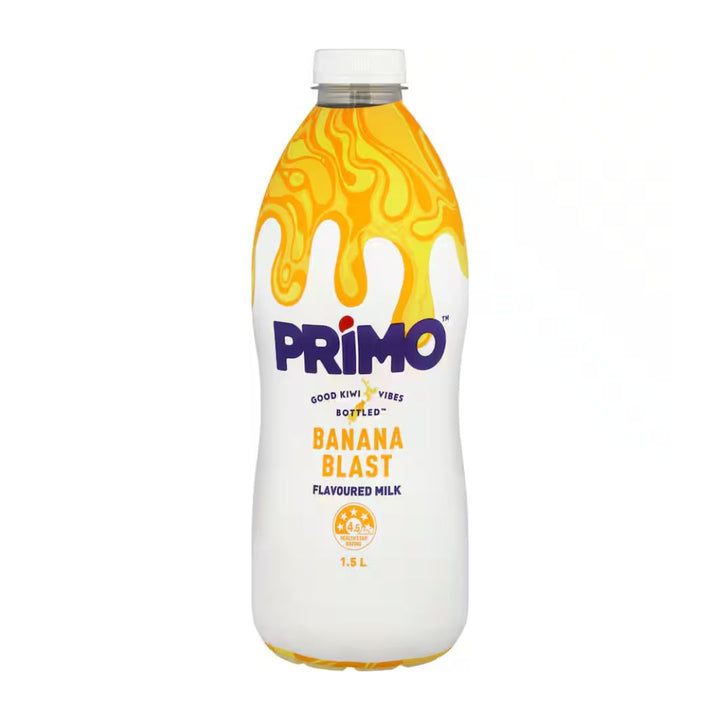 Primo Banana | Auckland Grocery Delivery Get Primo Banana delivered to your doorstep by your local Auckland grocery delivery. Shop Paddock To Pantry. Convenient online food shopping in NZ | Grocery Delivery Auckland | Grocery Delivery Nationwide | Fruit Baskets NZ | Online Food Shopping NZ Primo Banana flavoured milk drink. Creamy dairy refreshment perfect for lunchboxes & on-the-go snacks. NZ grocery delivery.
