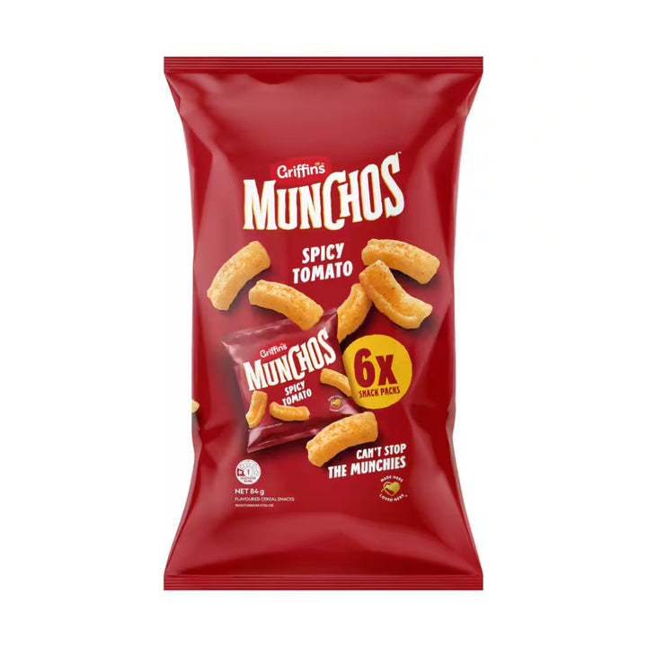 Munchos Spicy Tomato Multi Pack | Auckland Grocery Delivery Get Munchos Spicy Tomato Multi Pack delivered to your doorstep by your local Auckland grocery delivery. Shop Paddock To Pantry. Convenient online food shopping in NZ | Grocery Delivery Auckland | Grocery Delivery Nationwide | Fruit Baskets NZ | Online Food Shopping NZ Munchos Spicy Tomato Multi Pack chips. Crunchy lunchbox snacks — shop pantry favourites online with fast NZ grocery delivery to your door.