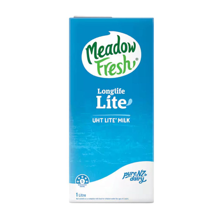 Meadow Fresh Longlife Milk Lite | Auckland Grocery Delivery Get Meadow Fresh Longlife Milk Lite delivered to your doorstep by your local Auckland grocery delivery. Shop Paddock To Pantry. Convenient online food shopping in NZ | Grocery Delivery Auckland | Grocery Delivery Nationwide | Fruit Baskets NZ | Online Food Shopping NZ Meadow Fresh Longlife Light Milk. Low-fat milk with long shelf life — shop pantry essentials online with fast NZ grocery delivery to your door.