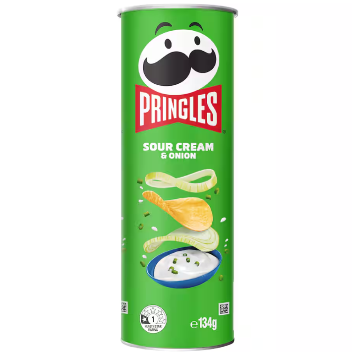 Pringles Sour Cream & Onion | Auckland Grocery Delivery Get Pringles Sour Cream & Onion delivered to your doorstep by your local Auckland grocery delivery. Shop Paddock To Pantry. Convenient online food shopping in NZ | Grocery Delivery Auckland | Grocery Delivery Nationwide | Fruit Baskets NZ | Online Food Shopping NZ Pringles Sour Cream & Onion, a perfect light chip perfect for sharing. Add to your grocery delivery with your online supermarket shop delivered nationwide!