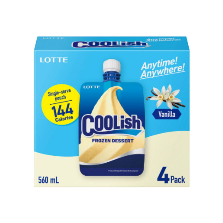Lottee Coolish Vanilla 4 Pack | Auckland Grocery Delivery Get Lottee Coolish Vanilla 4 Pack delivered to your doorstep by your local Auckland grocery delivery. Shop Paddock To Pantry. Convenient online food shopping in NZ | Grocery Delivery Auckland | Grocery Delivery Nationwide | Fruit Baskets NZ | Online Food Shopping NZ Lotte Coolish Vanilla 4 pack. Japanese squeeze pouch ice cream, creamy vanilla frozen treat. Fun, spoon-free dessert. NZ delivery.