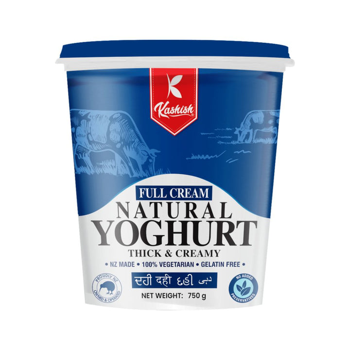Kashish Full Cream Natural Yoghurt | Auckland Grocery Delivery Get Kashish Full Cream Natural Yoghurt delivered to your doorstep by your local Auckland grocery delivery. Shop Paddock To Pantry. Convenient online food shopping in NZ | Grocery Delivery Auckland | Grocery Delivery Nationwide | Fruit Baskets NZ | Online Food Shopping NZ Kashish Full Cream Natural Yoghurt. Thick, creamy yoghurt for breakfast or cooking — shop dairy online with convenient NZ grocery delivery to your door.