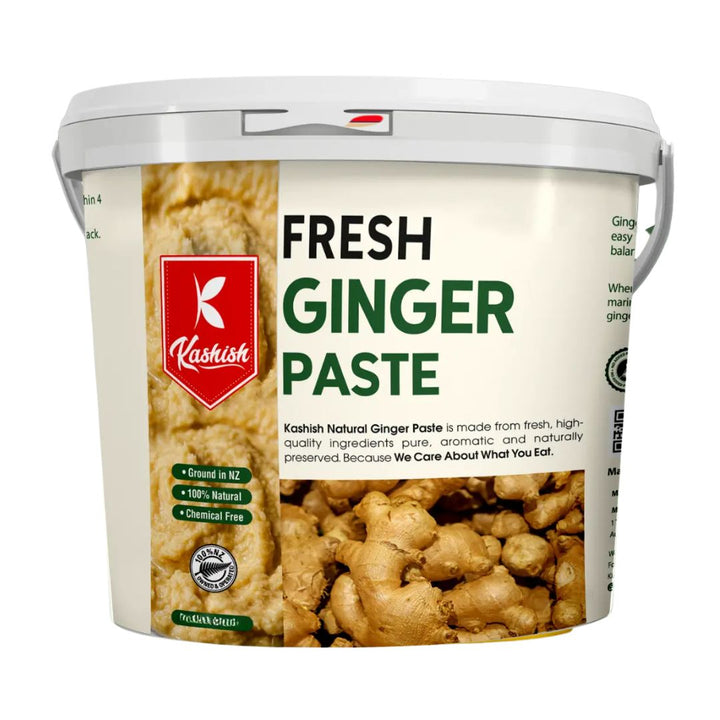 Kashish Fresh Ginger Paste | Auckland Grocery Delivery Get Kashish Fresh Ginger Paste delivered to your doorstep by your local Auckland grocery delivery. Shop Paddock To Pantry. Convenient online food shopping in NZ | Grocery Delivery Auckland | Grocery Delivery Nationwide | Fruit Baskets NZ | Online Food Shopping NZ Kashish Fresh Ginger Paste. Ready-to-use ginger for cooking and marinades — shop pantry essentials online with convenient NZ grocery delivery to your door.