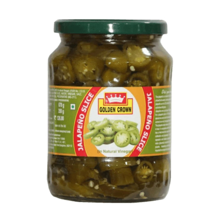 Golden Crown Jalapeño Slices | Auckland Grocery Delivery Get Golden Crown Jalapeño Slices delivered to your doorstep by your local Auckland grocery delivery. Shop Paddock To Pantry. Convenient online food shopping in NZ | Grocery Delivery Auckland | Grocery Delivery Nationwide | Fruit Baskets NZ | Online Food Shopping NZ Golden Crown Jalapeño Slices. Add heat to tacos, nachos and burgers — shop pantry staples online with convenient NZ grocery delivery to your door.