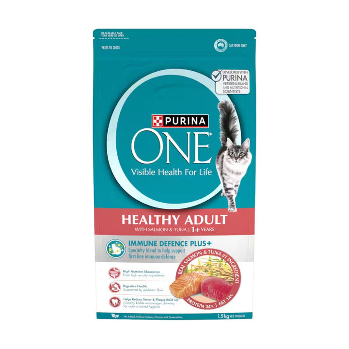 Purina One Healthy Adult Chicken & Tuna | Auckland Grocery Delivery Get Purina One Healthy Adult Chicken & Tuna delivered to your doorstep by your local Auckland grocery delivery. Shop Paddock To Pantry. Convenient online food shopping in NZ | Grocery Delivery Auckland | Grocery Delivery Nationwide | Fruit Baskets NZ | Online Food Shopping NZ Purina ONE Healthy Adult Chicken & Tuna cat food. Tasty, complete nutrition for cats — shop pet food online with convenient NZ grocery delivery to your door.