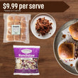 Load image into Gallery viewer, Pulled Pork Sliders | Auckland Grocery Delivery Get Pulled Pork Sliders delivered to your doorstep by your local Auckland grocery delivery. Shop Paddock To Pantry. Convenient online food shopping in NZ | Grocery Delivery Auckland | Grocery Delivery Nationwide | Fruit Baskets NZ | Online Food Shopping NZ Make easy pulled pork sliders at home in 20 minutes. A crowd-pleasing weekend dinner idea for NZ families — ingredients delivered to your door.
