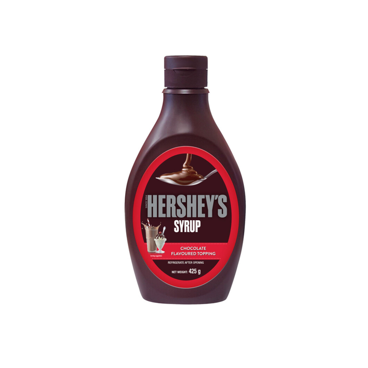 Hershey's Chocolate Syrup 425g | Auckland Grocery Delivery Get Hershey's Chocolate Syrup 425g delivered to your doorstep by your local Auckland grocery delivery. Shop Paddock To Pantry. Convenient online food shopping in NZ | Grocery Delivery Auckland | Grocery Delivery Nationwide | Fruit Baskets NZ | Online Food Shopping NZ Hershey's Chocolate Syrup 680g Available for delivery to your doorstep with Paddock To Pantry’s Nationwide Grocery Delivery. Online shopping made easy in NZ