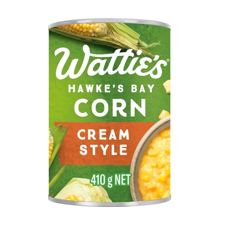 Watties Creamed Corn | Auckland Grocery Delivery Get Watties Creamed Corn delivered to your doorstep by your local Auckland grocery delivery. Shop Paddock To Pantry. Convenient online food shopping in NZ | Grocery Delivery Auckland | Grocery Delivery Nationwide | Fruit Baskets NZ | Online Food Shopping NZ Wattie’s Creamed Corn. Smooth, creamy sweet corn for sides and easy cooking — shop pantry staples online with convenient NZ grocery delivery.