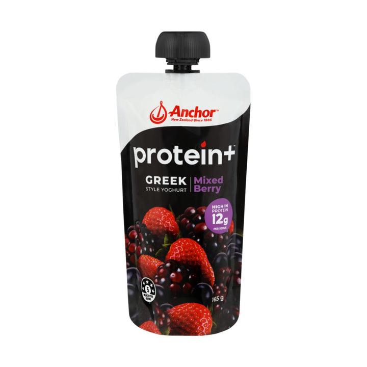 Anchor Mixed Berry Greek Yoghurt Pouch | Auckland Grocery Delivery Get Anchor Mixed Berry Greek Yoghurt Pouch delivered to your doorstep by your local Auckland grocery delivery. Shop Paddock To Pantry. Convenient online food shopping in NZ | Grocery Delivery Auckland | Grocery Delivery Nationwide | Fruit Baskets NZ | Online Food Shopping NZ Anchor Mixed Berry Greek Yoghurt Pouch. Creamy berry yoghurt for breakfast or snacking on the go — shop dairy online with convenient NZ grocery delivery.