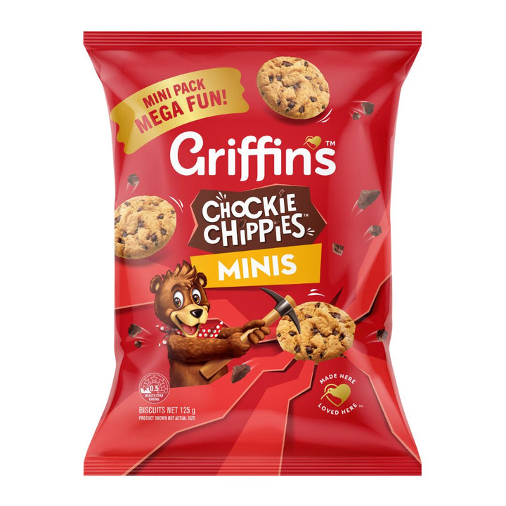 Cookie Bear Minis Choc Chippies 125g | Auckland Grocery Delivery Get Cookie Bear Minis Choc Chippies 125g delivered to your doorstep by your local Auckland grocery delivery. Shop Paddock To Pantry. Convenient online food shopping in NZ | Grocery Delivery Auckland | Grocery Delivery Nationwide | Fruit Baskets NZ | Online Food Shopping NZ Cookie Bear Minis Choc Chippies 125g. Bite-sized chocolate chip biscuits perfect for lunchboxes and snacking — shop treats online with NZ grocery delivery.