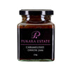 Pukara Estate Caramelised Onion Jam 210g Pukara Estate Caramelised Onion Jam: sweet, sour, and savoury. Perfect with cheese, meats, or platters. Your trusted online grocery delivery NZ.