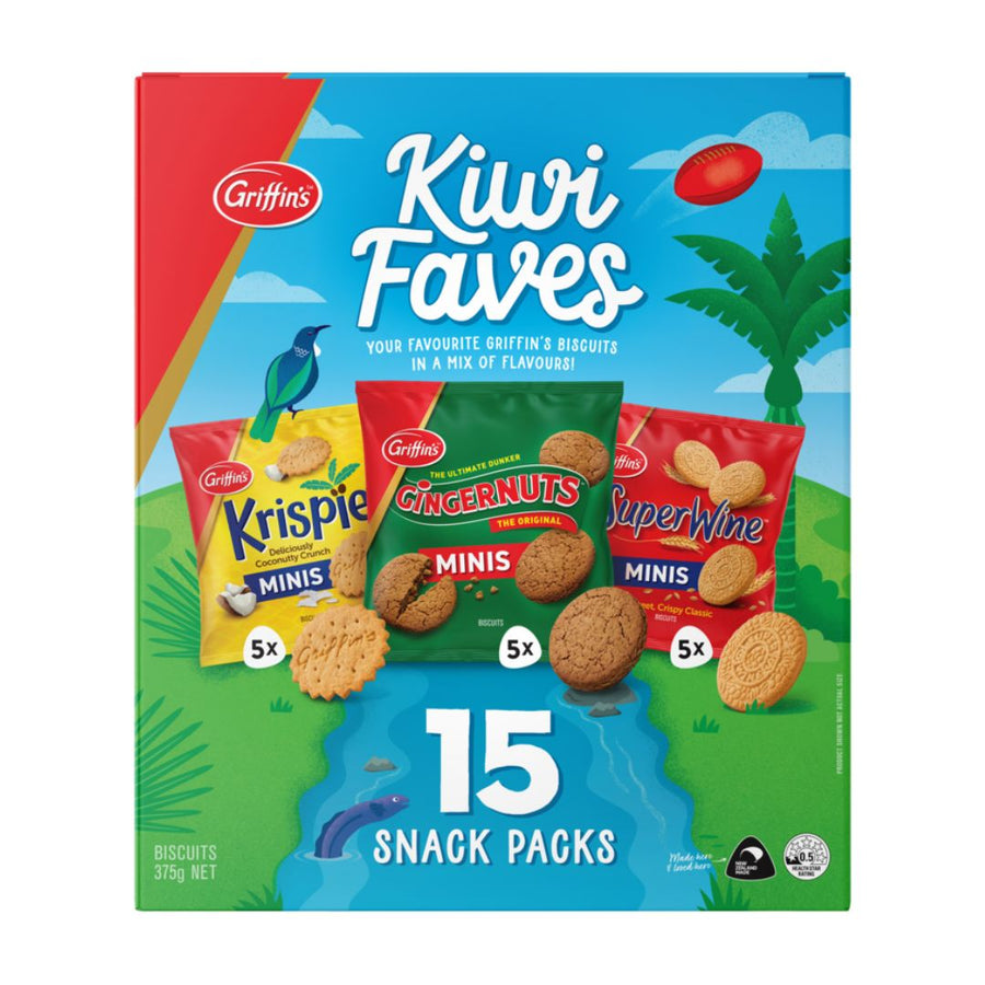 Griffins Kiwi Faves Snack Packs | Auckland Grocery Delivery Get Griffins Kiwi Faves Snack Packs delivered to your doorstep by your local Auckland grocery delivery. Shop Paddock To Pantry. Convenient online food shopping in NZ | Grocery Delivery Auckland | Grocery Delivery Nationwide | Fruit Baskets NZ | Online Food Shopping NZ A mix of classic Kiwi biscuits in handy snack packs. Perfect for lunchboxes or sharing. Shop Griffin’s snacks online with NZ-wide delivery.