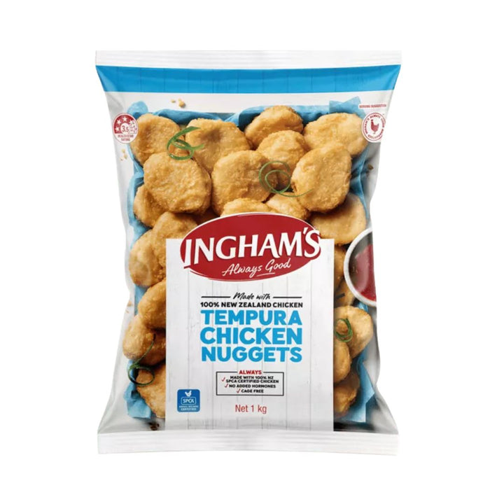 Inghams Chicken Nuggets | Auckland Grocery Delivery Get Inghams Chicken Nuggets delivered to your doorstep by your local Auckland grocery delivery. Shop Paddock To Pantry. Convenient online food shopping in NZ | Grocery Delivery Auckland | Grocery Delivery Nationwide | Fruit Baskets NZ | Online Food Shopping NZ Crispy chicken nuggets made from quality chicken breast. Perfect quick meal or snack. Shop frozen chicken online with NZ-wide delivery.