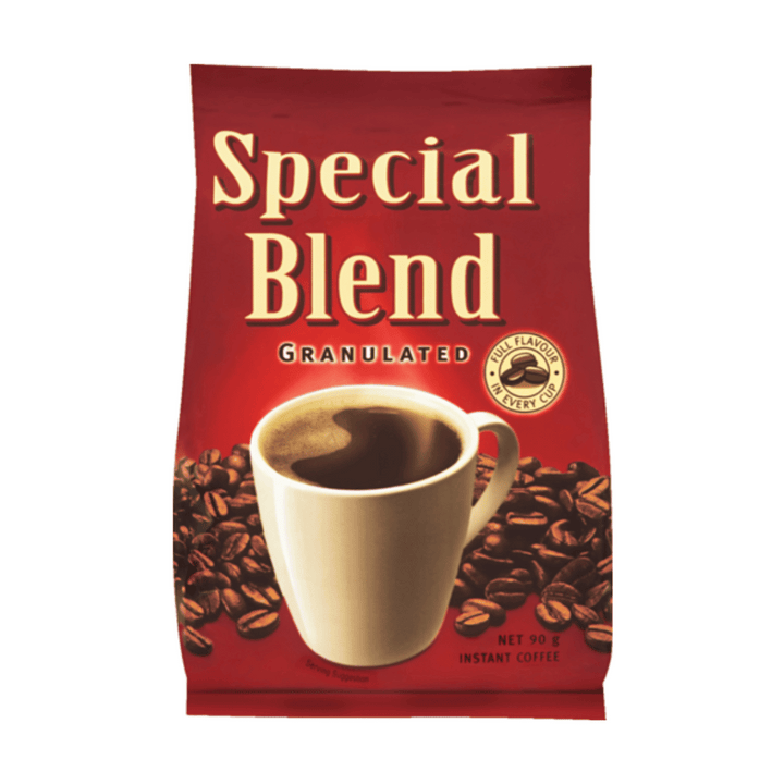 Special Blend Granulated 90g | Auckland Grocery Delivery Get Special Blend Granulated 90g delivered to your doorstep by your local Auckland grocery delivery. Shop Paddock To Pantry. Convenient online food shopping in NZ | Grocery Delivery Auckland | Grocery Delivery Nationwide | Fruit Baskets NZ | Online Food Shopping NZ Special Blend Granulated 90g Special Blend brings you a quality coffee with a rich full flavour that promises great taste in every cup. 