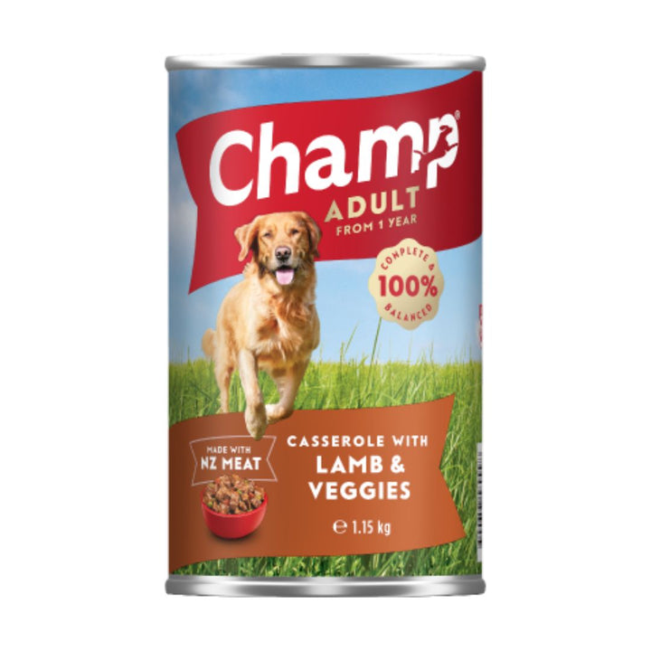 Champ Adult Lamb & Vegetable 1.15Kg | Auckland Grocery Delivery Get Champ Adult Lamb & Vegetable 1.15Kg delivered to your doorstep by your local Auckland grocery delivery. Shop Paddock To Pantry. Convenient online food shopping in NZ | Grocery Delivery Auckland | Grocery Delivery Nationwide | Fruit Baskets NZ | Online Food Shopping NZ Champ Adult Lamb & Vegetable 1.15kg Delivered to your door 7 days in Auckland and NZ-wide overnight. 