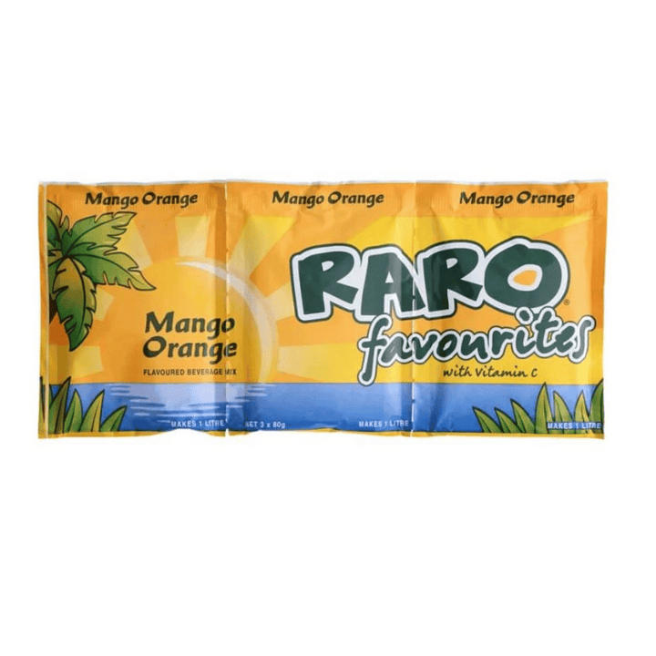 Raro Mango Orange 3 pack | Auckland Grocery Delivery Get Raro Mango Orange 3 pack delivered to your doorstep by your local Auckland grocery delivery. Shop Paddock To Pantry. Convenient online food shopping in NZ | Grocery Delivery Auckland | Grocery Delivery Nationwide | Fruit Baskets NZ | Online Food Shopping NZ Raro Mango Orange 3 pack Raro Favourites flavoured beverage mix is a delicious treat from New Zealand! 