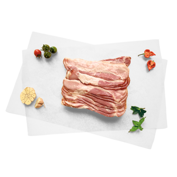 Supersized Gourmet Streaky Bacon Perfect on it's own or as an accompaniment in various dishes, Perfect for the whole family from breakfast all the way until dinner! Your Online Butcher NZ.