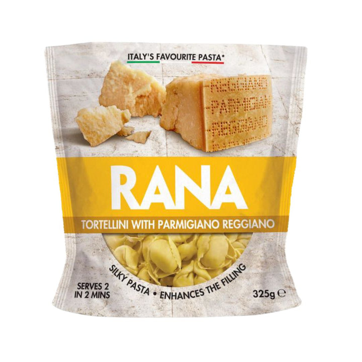 Rana Parmigiano Reggiano Tortellini 325g | Auckland Grocery Delivery Get Rana Parmigiano Reggiano Tortellini 325g delivered to your doorstep by your local Auckland grocery delivery. Shop Paddock To Pantry. Convenient online food shopping in NZ | Grocery Delivery Auckland | Grocery Delivery Nationwide | Fruit Baskets NZ | Online Food Shopping NZ Rana's Four Cheese Ravioli is so good you'll want more! Shop groceries online to make your life easy and take the stress out of supermarket shopping today!
