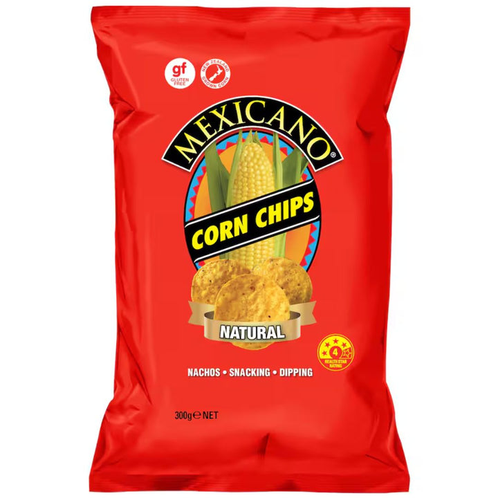 Mexicano Corn Chips Natural - 300g | Auckland Grocery Delivery Get Mexicano Corn Chips Natural - 300g delivered to your doorstep by your local Auckland grocery delivery. Shop Paddock To Pantry. Convenient online food shopping in NZ | Grocery Delivery Auckland | Grocery Delivery Nationwide | Fruit Baskets NZ | Online Food Shopping NZ 